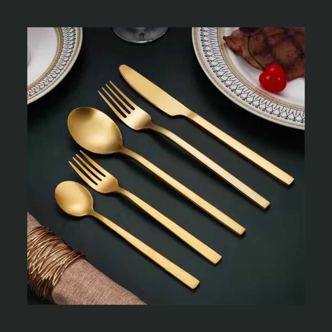 Super Promoción de Set Cubiertos en Acero Inoxidable x 24 Piezas