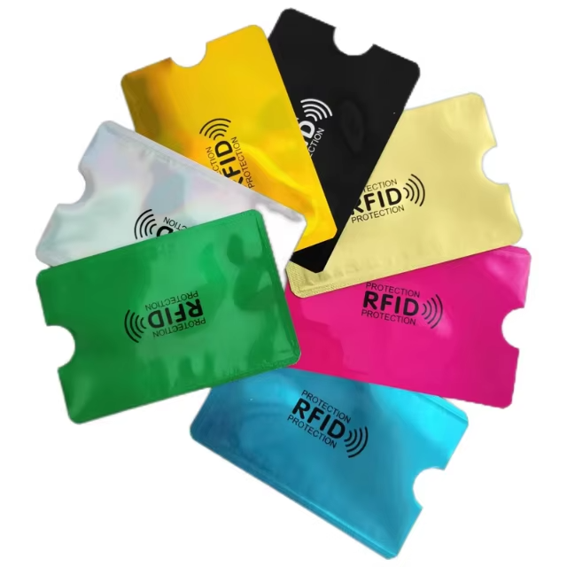 Fundas Antirrobo RFID Seguridad para tus Tarjetas Débito y Crédito Kit x 6 Unidades