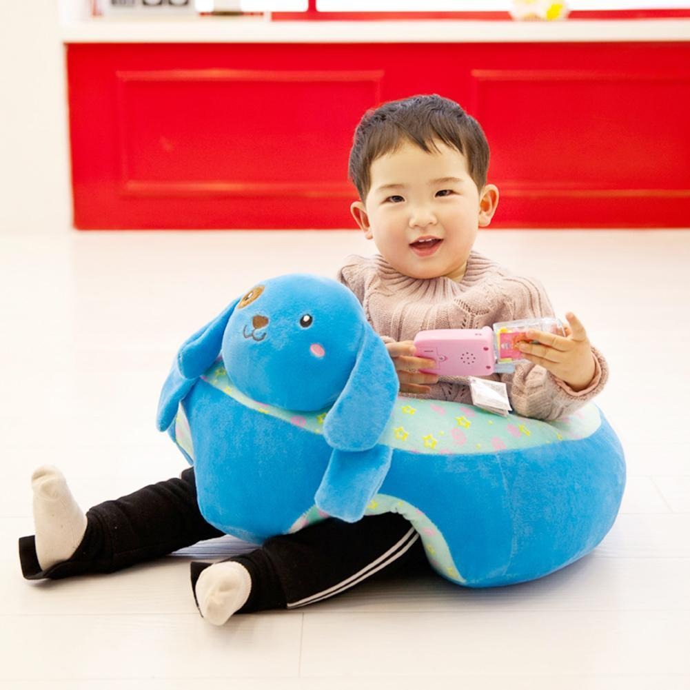 🍼 Asiento de Bebé para Aprender a Sentarse con Felpa Hipoalergénica Suave 👣