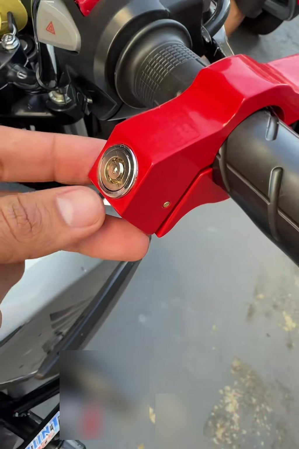 Candado de aluminio macizo, no de plástico, con cerradura de seguridad