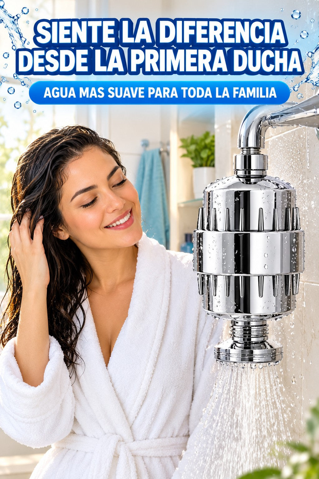 Siente la diferencia desde la primera ducha