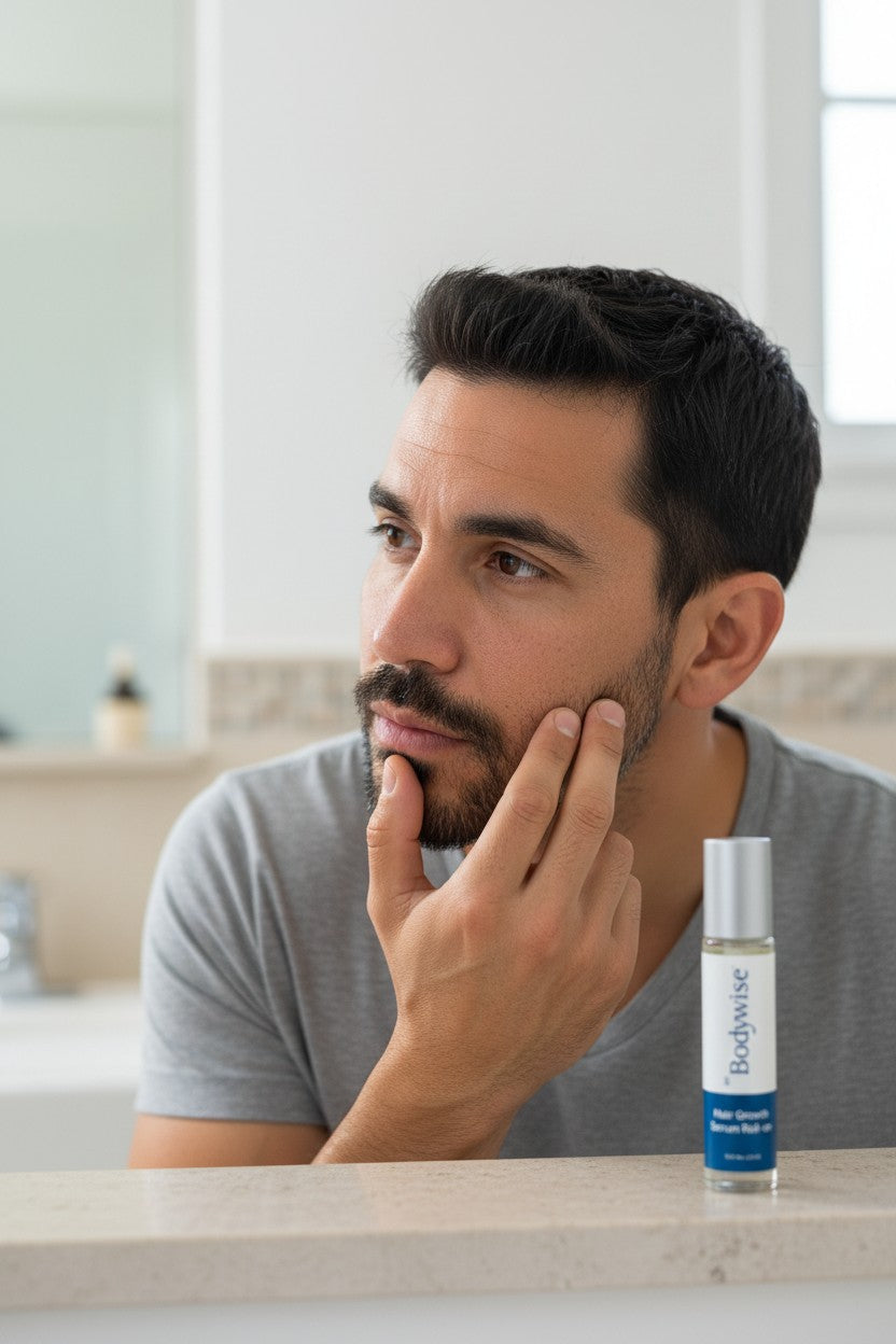 También en la barba, directo en las zonas que no se llenan