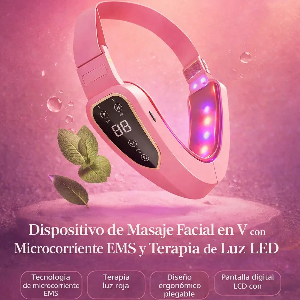 Dispositivo Reductor De Papada con Terapia de Fotones LED – Ideal para Lifting Facial, Moldeador y Adelgazamiento de papada