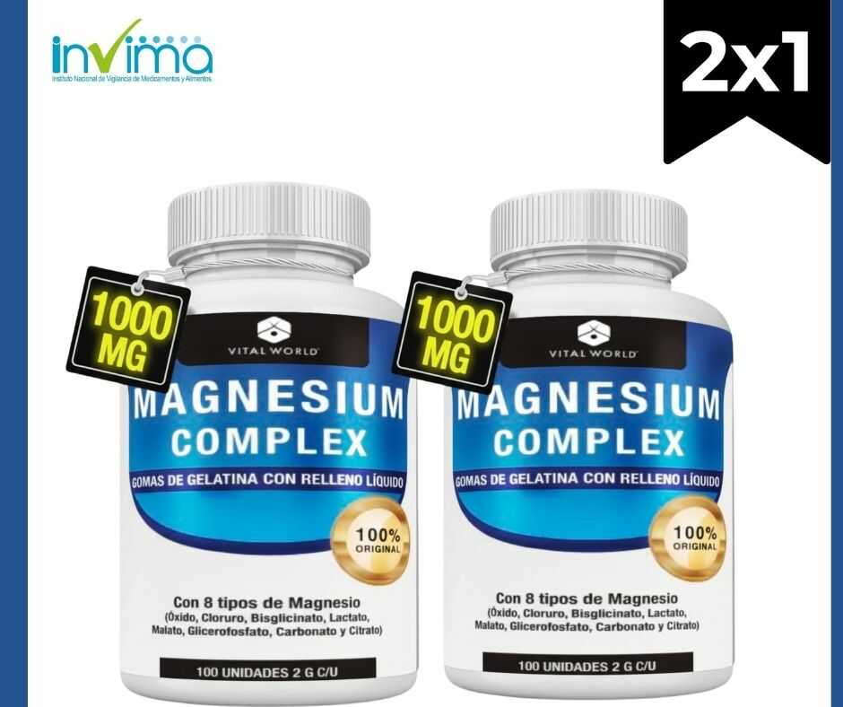 Duerme mejor, rinde más y reduce el estrés con Magnesio Complex 2X1