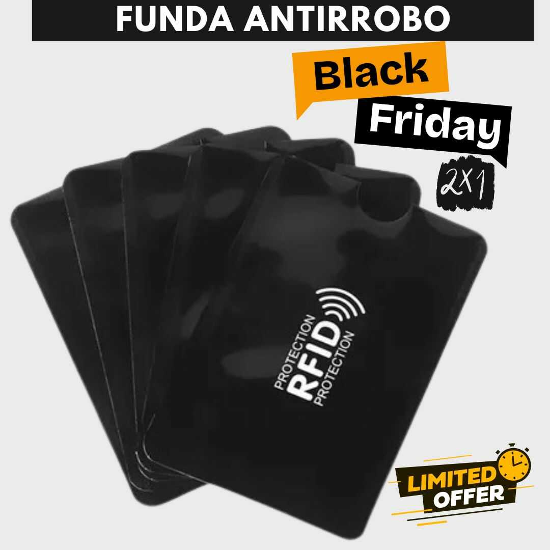 PROTECTORES ANTIRROBO RFID Kit x 6 fundas ¡Protege tus tarjetas HOY y Lleva un Kit completamente Gratis 🎉🎁