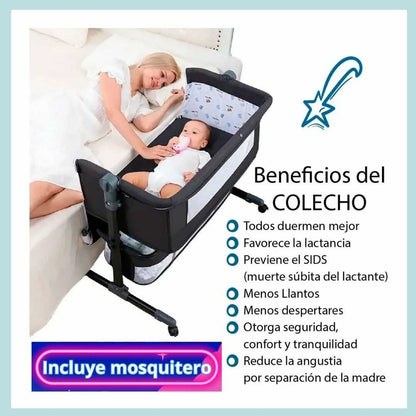 💗Cuna-Mecedora Multifuncional Premium para Mamás que Aman🤱