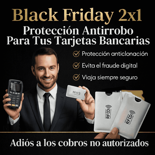 PROTECTORES ANTIRROBO RFID Kit x 6 fundas ¡Protege tus tarjetas HOY y Lleva un Kit completamente Gratis 🎉🎁