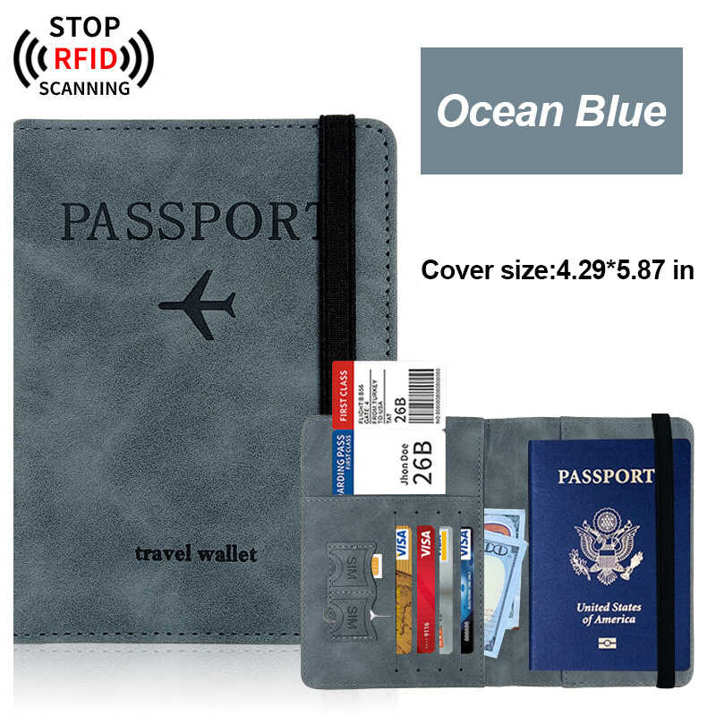 Billetera para viajes con Bloqueo RFID