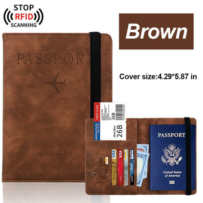 Billetera para viajes con Bloqueo RFID