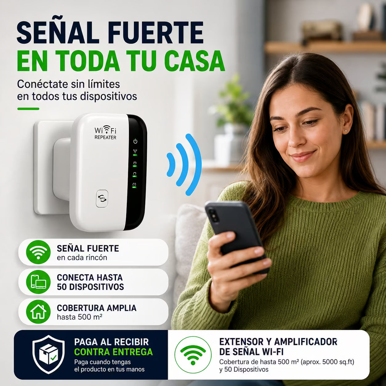 Amplificador Wifi de Alto alcance