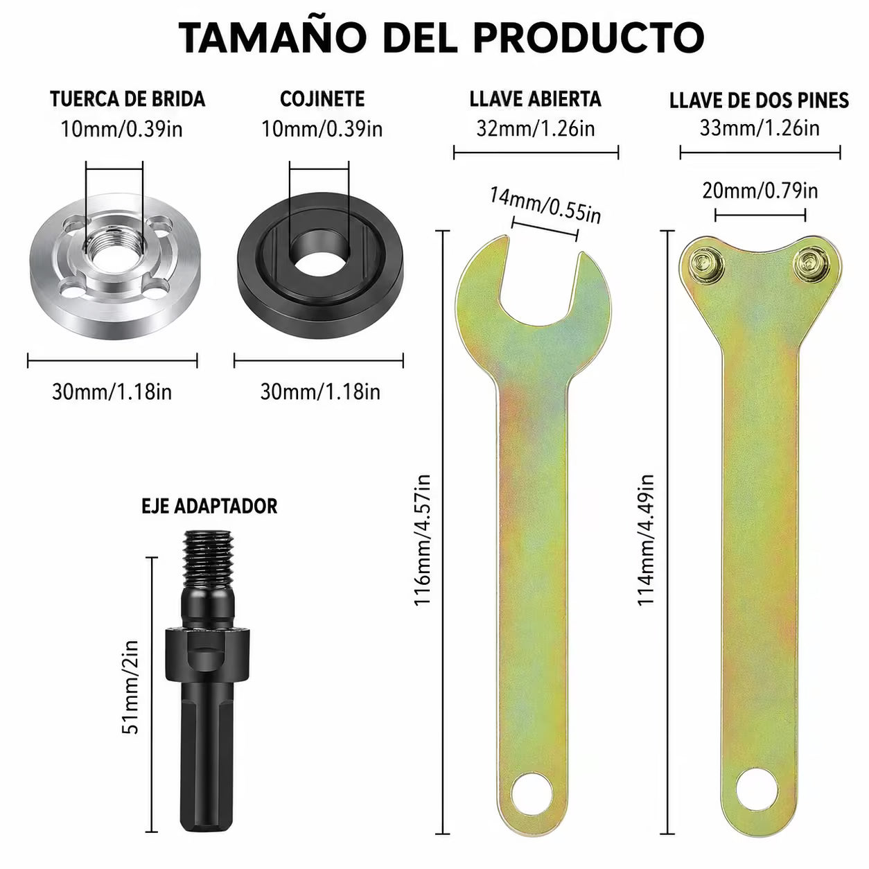 Kit Adaptador de Amoladora Angular para Taladro Eléctrico