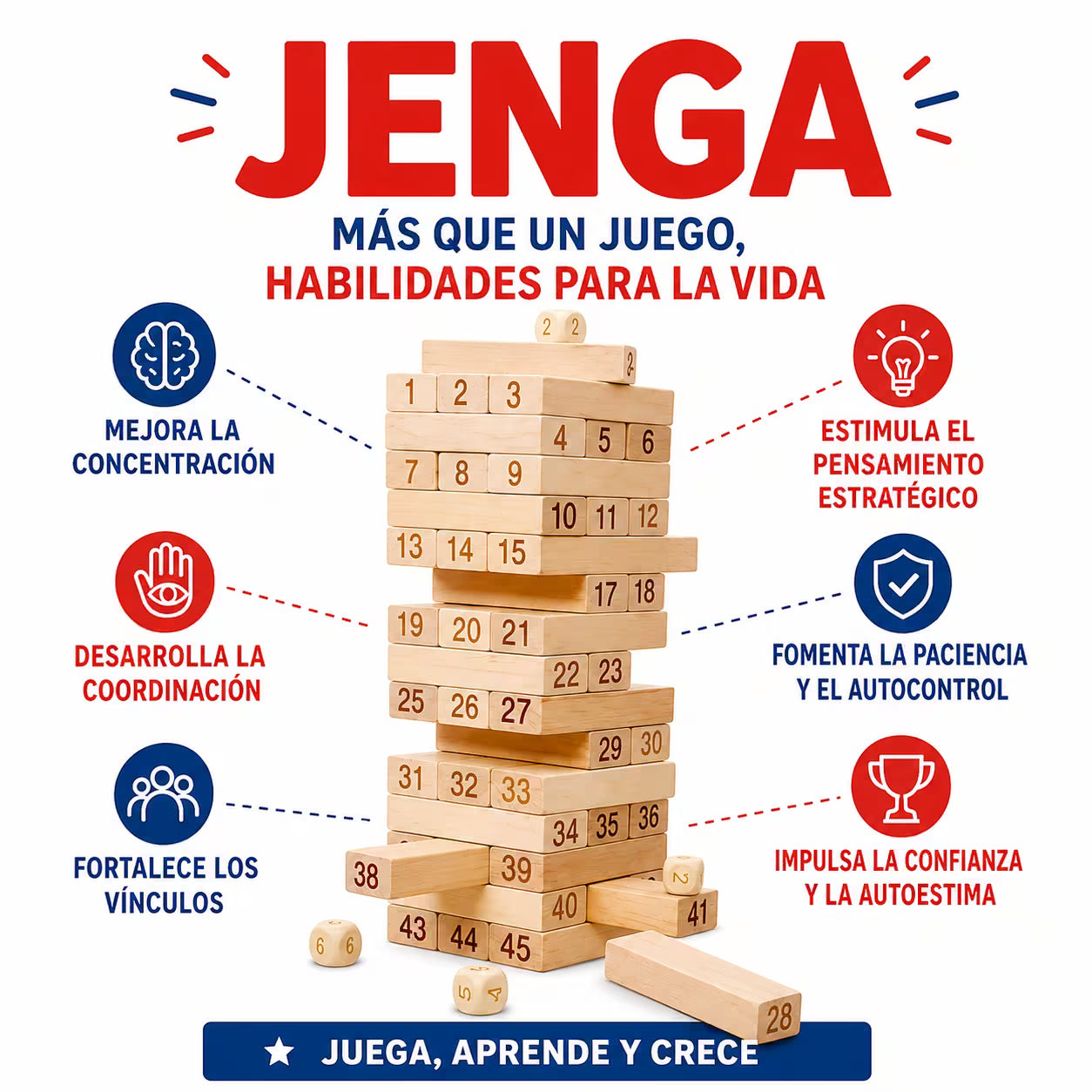 Mega oferta 2 Juegos a Precio de 1 - Color Line + Jenga