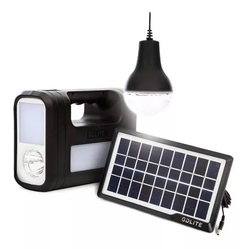 Kit Panel Solar con reflector bombillos y cargador