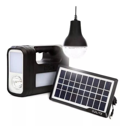 Kit Panel Solar con reflector bombillos y cargador