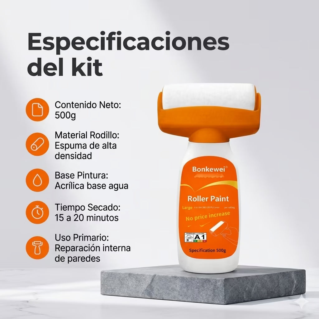 Rodillo mágico desmanchador de paredes 500g
