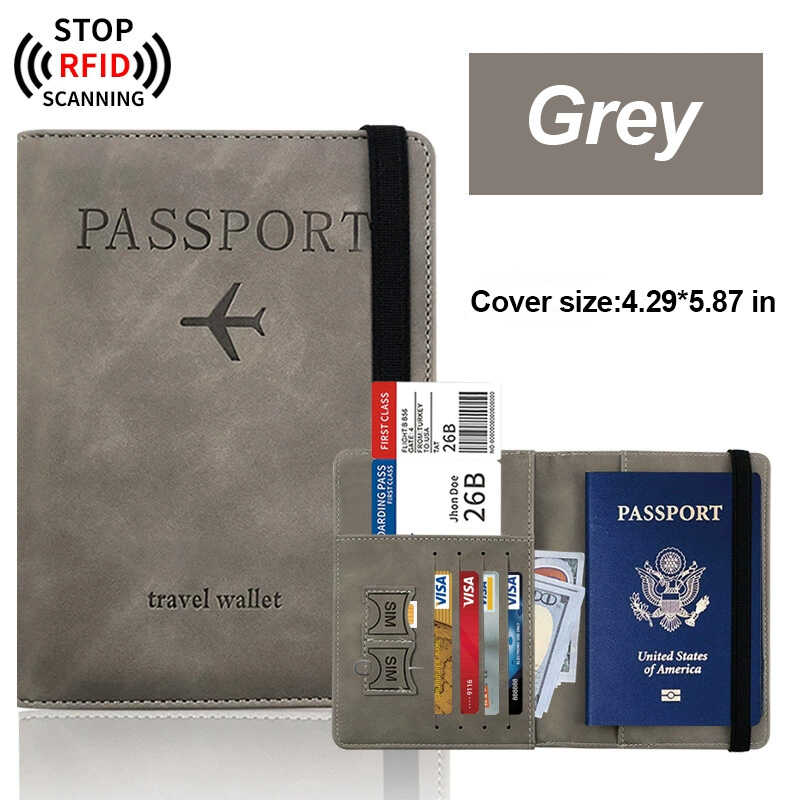 Billetera para viajes con Bloqueo RFID