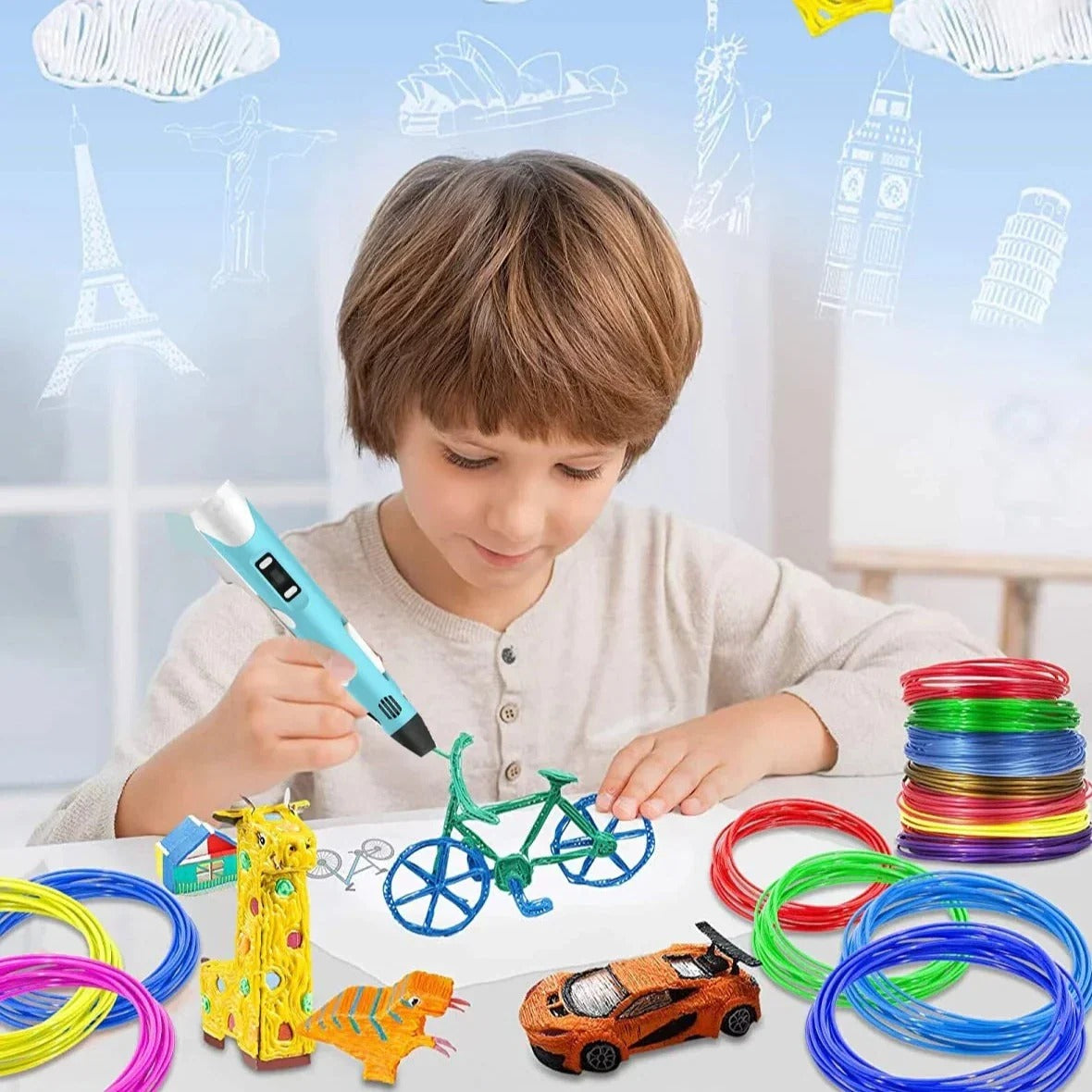 Lápiz 3D Mágico: ¡Transforma tus Ideas en Realidad!