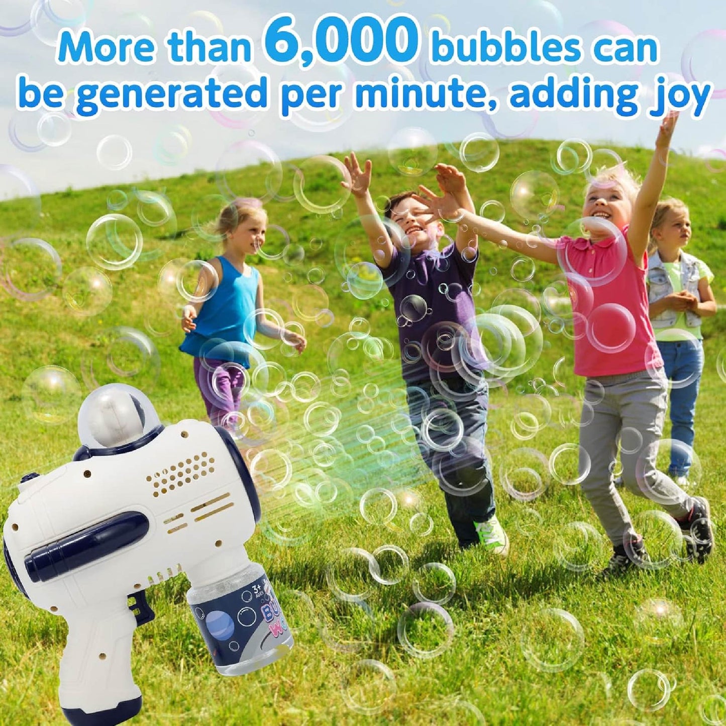 Lanza Burbujas Espacial