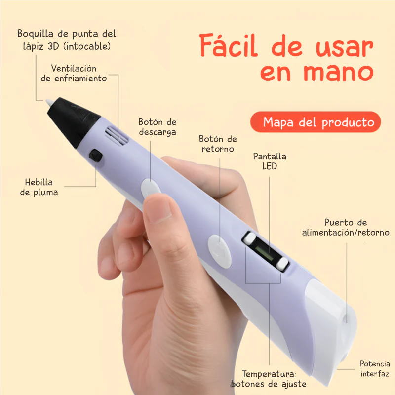 Lápiz 3D Mágico: ¡Transforma tus Ideas en Realidad!