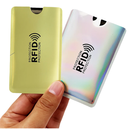 Fundas Antirrobo para Tarjetas Débito y Crédito KIT x 6 FUNDAS