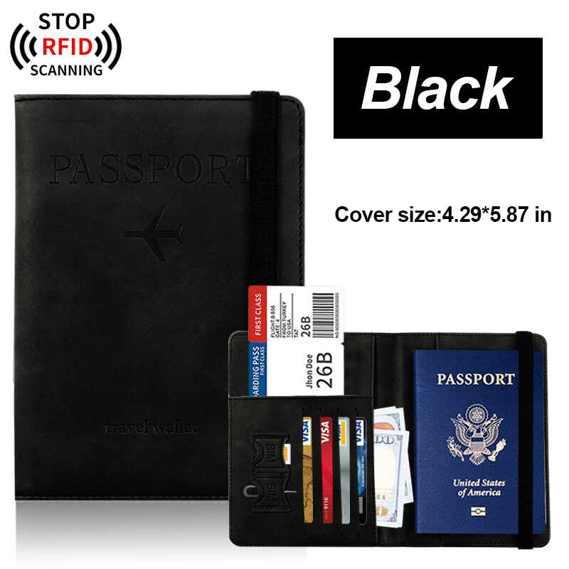 Billetera para viajes con Bloqueo RFID