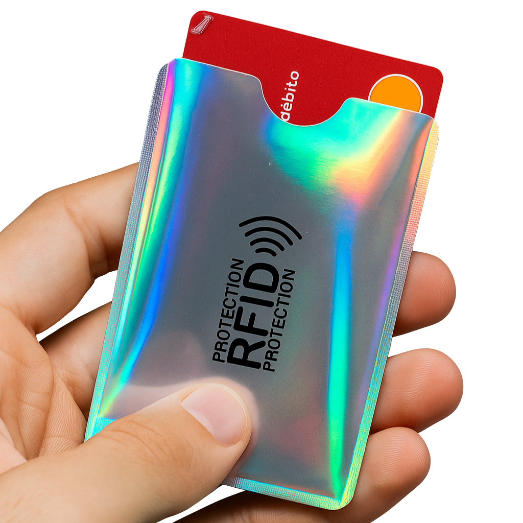 Fundas Antirrobo para Tarjetas Débito y Crédito KIT x 6 FUNDAS