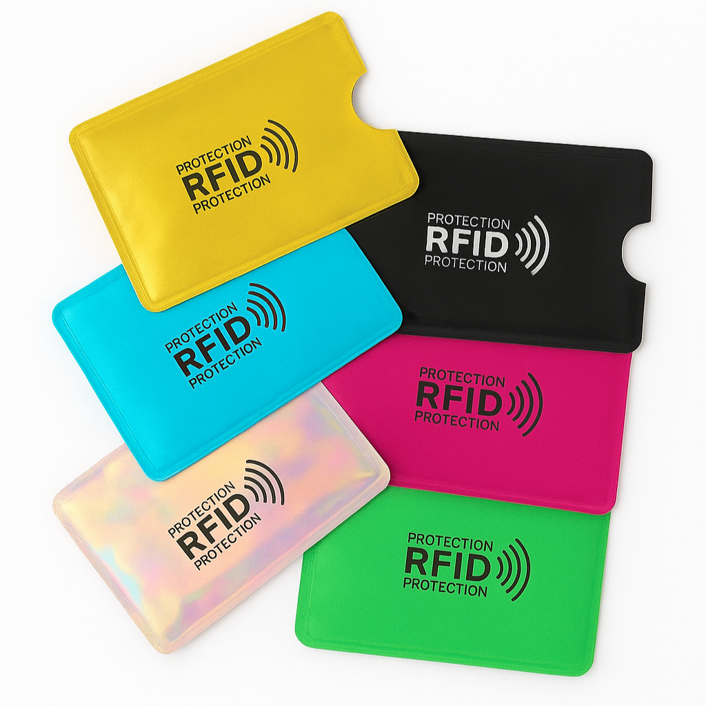 Fundas Antirrobo para Tarjetas Débito y Crédito KIT x 6 FUNDAS