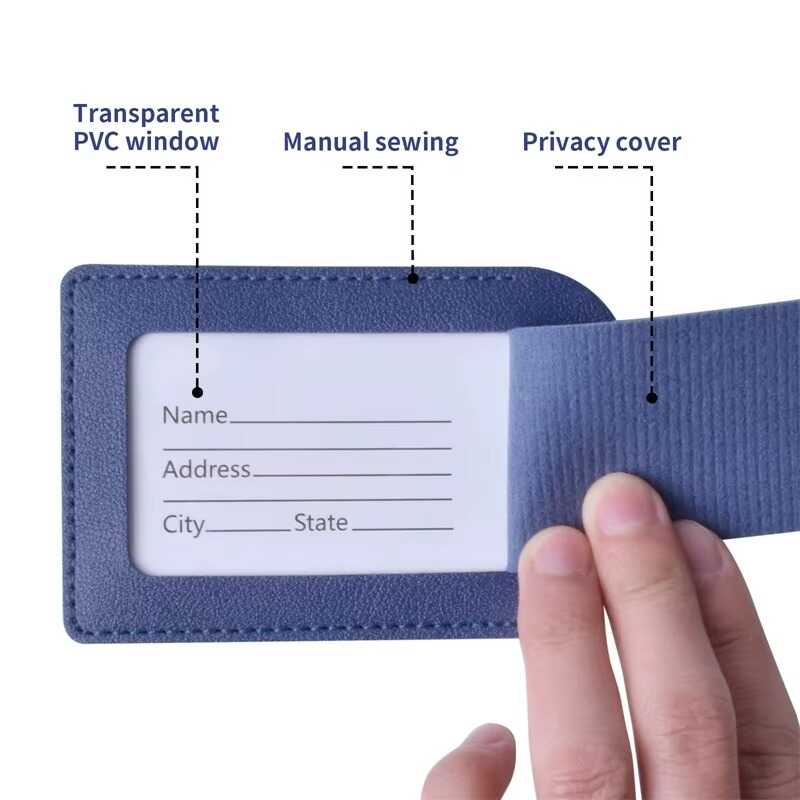 Billetera Portapasaporte con Tag para Maletas