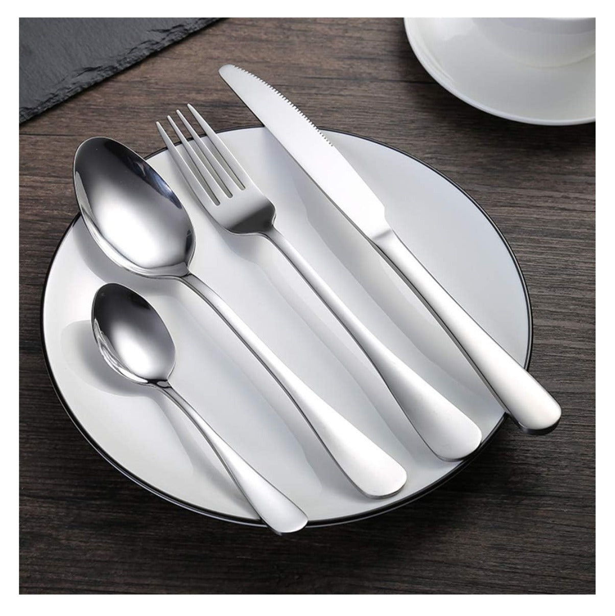 Super Promoción de Set Cubiertos en Acero Inoxidable x 24 Piezas