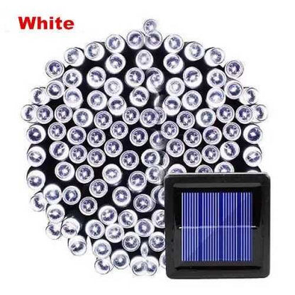 200 Luces LED Navideñas Con Panel Solar Con 50% OFF por Black Friday - Gratis Serúm de Ácido Hialurónico Gold