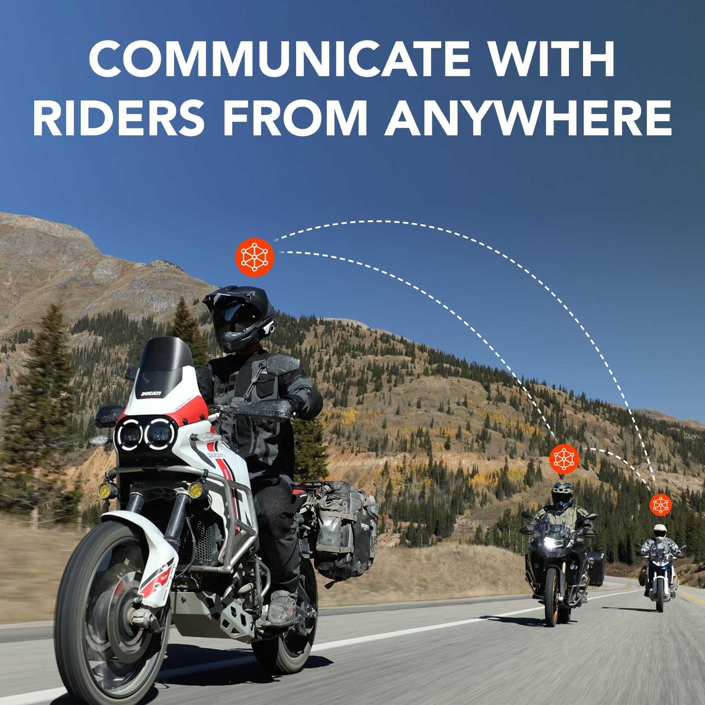 Intercomunicador KR-M4 Conecta, disfruta y viaja seguro 🏍️