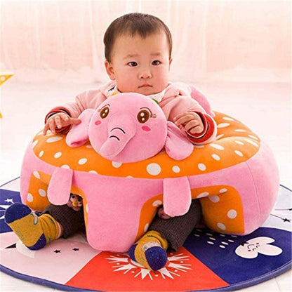 🍼 Asiento de Bebé para Aprender a Sentarse con Felpa Hipoalergénica Suave 👣