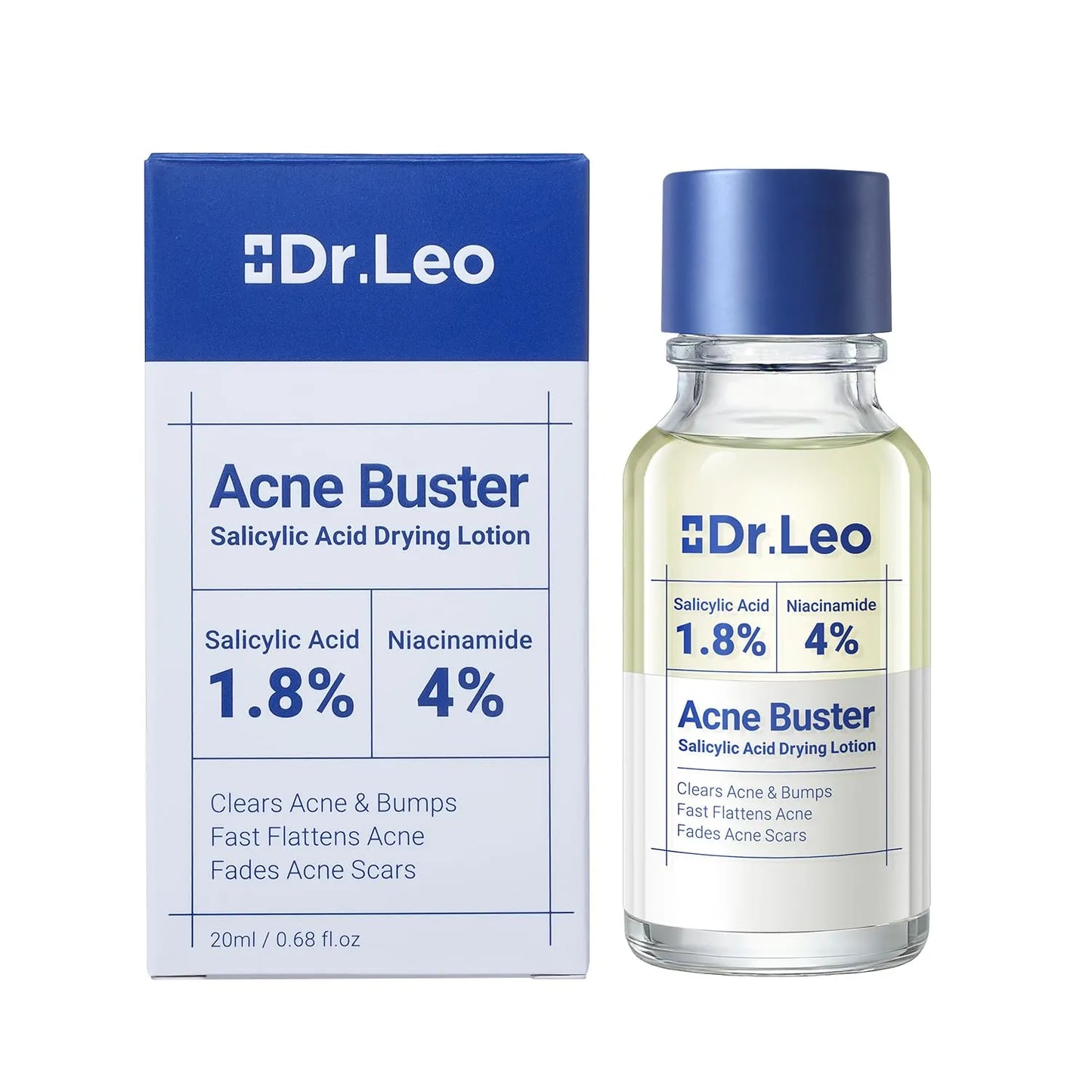 Tratamiento Acné Buster - Combate brotes, espinillas, granos y todo tipo de acné - 20 mL