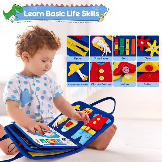 Tablero Sensorial Montessori - El Juguete que Calma y Entretiene sin Pantallas