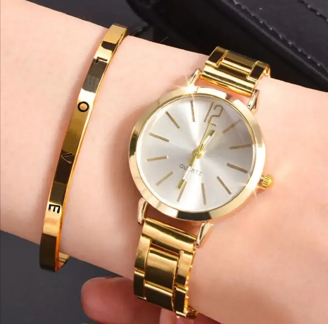 Set Edición Limitada Día de la Madre - Reloj |Pulsera | Collar con Medalla de Inicial & Gafas de Sol