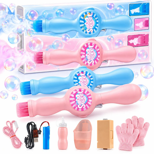 Burbujero de Humo Sweet | Burbujas que Rebotan · Recargable USB · Con Guantes