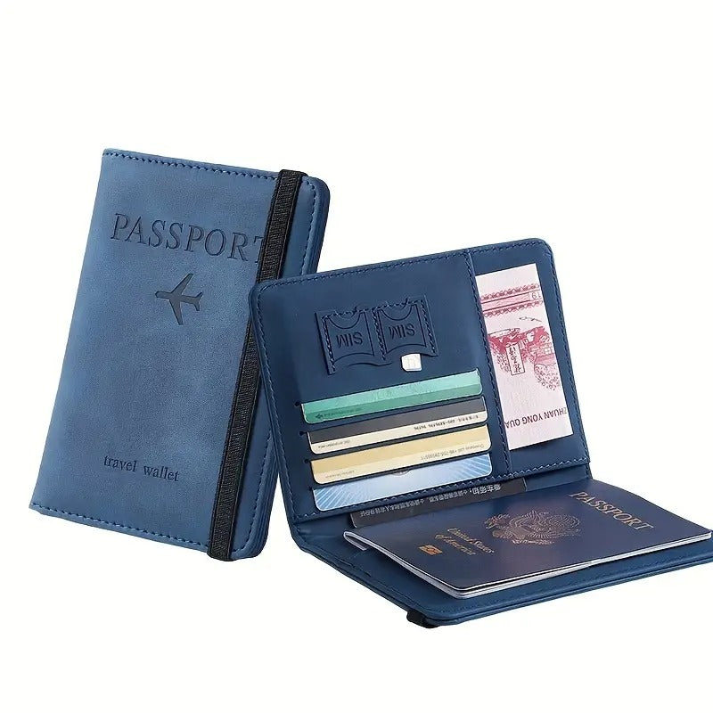 Billetera para viajes con Bloqueo RFID