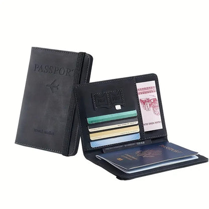 Billetera para viajes con Bloqueo RFID