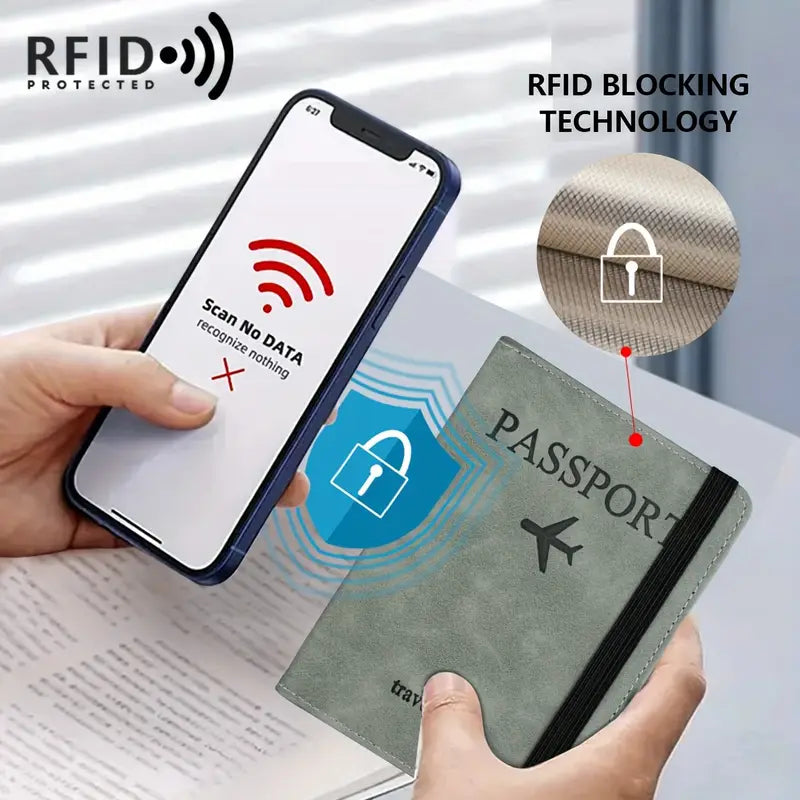 Billetera para viajes con Bloqueo RFID