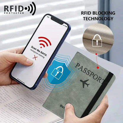 Billetera para viajes con Bloqueo RFID