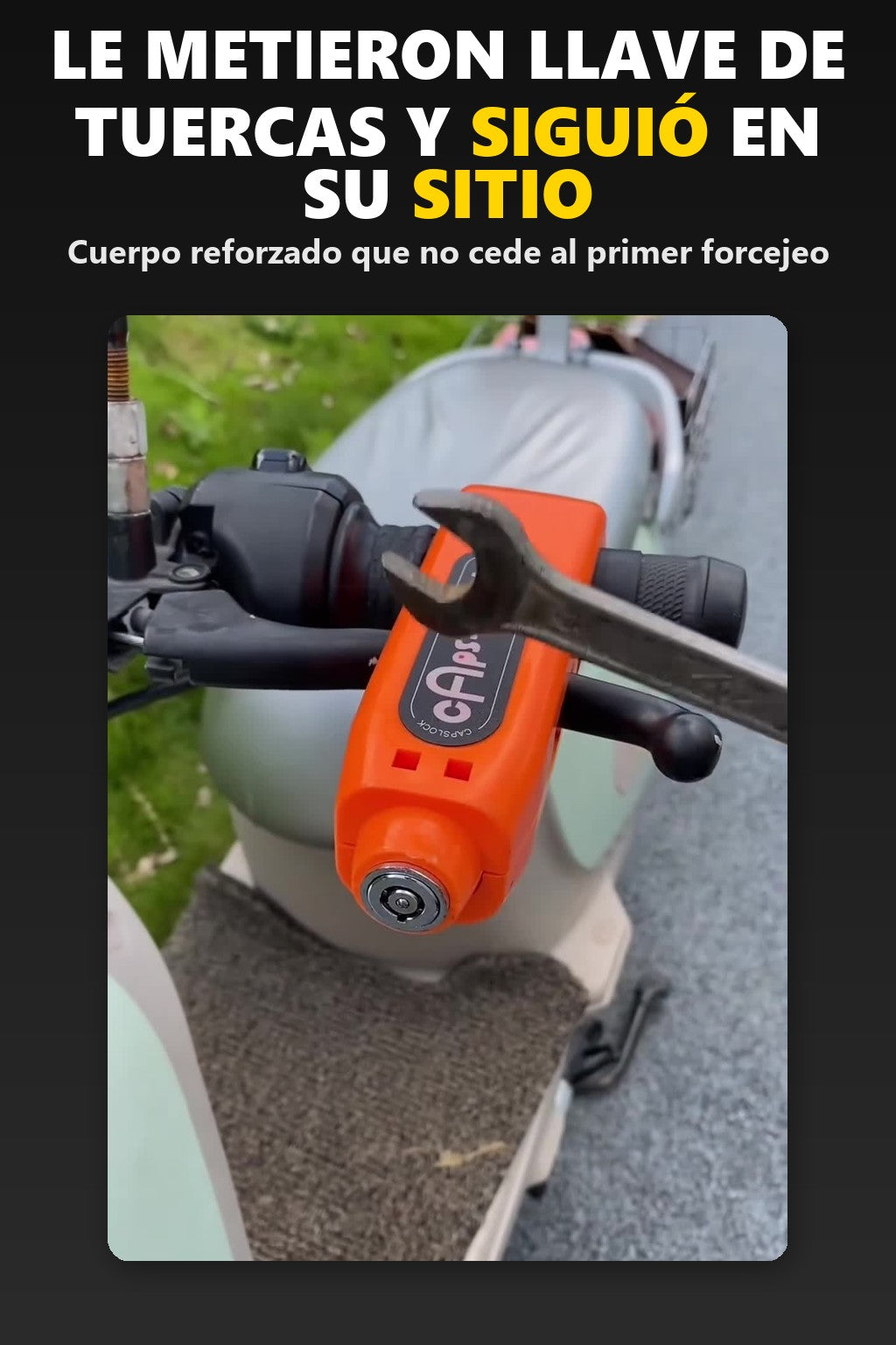Aguanta el forcejeo con llave de tuercas
