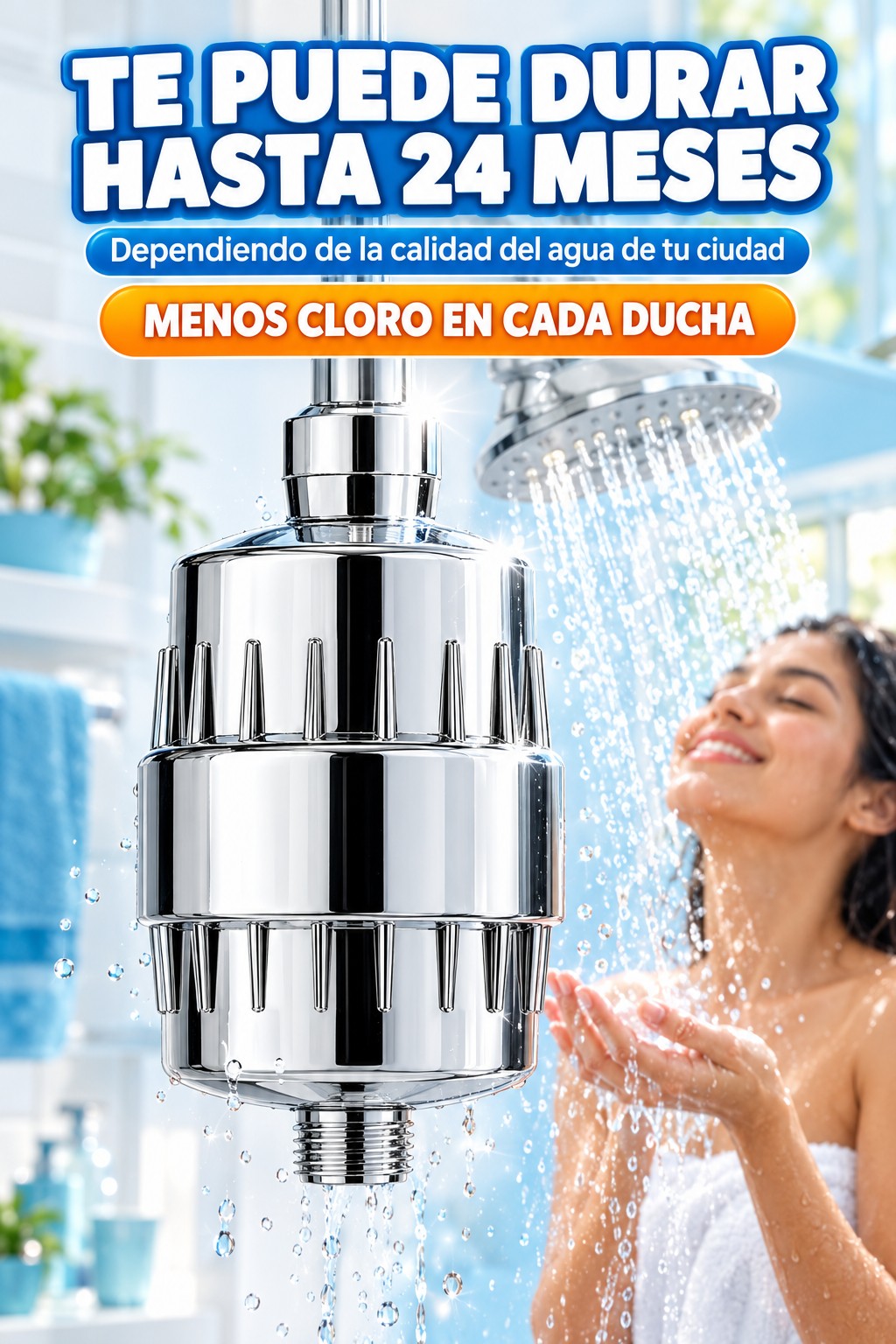 Te puede durar hasta 2 a&ntilde;os, dependiendo de la calidad del agua