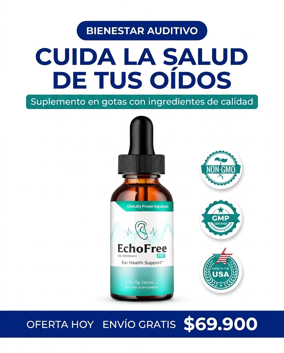EchoFree - Apoyo Natural para el Bienestar Auditivo