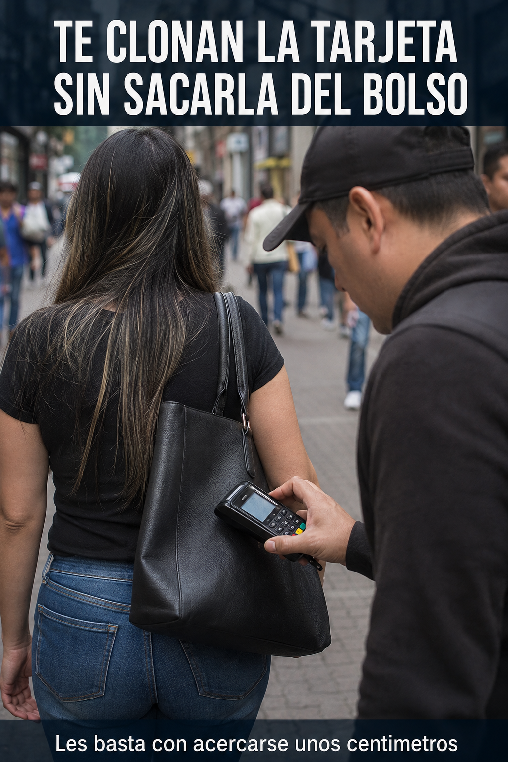 Te clonan la tarjeta sin sacarla del bolso